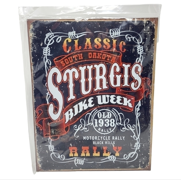 Sturgis Bike Week Motorcycle Rally South Dakota Metal Sign wall decor - Picture 1 of 2
